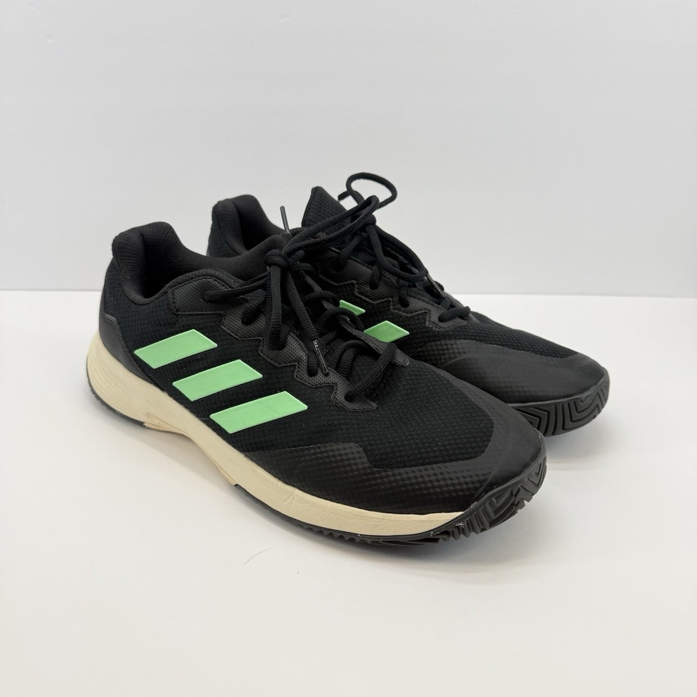 Adidas Men's Game Court 2.0 Tennis Pickleball Black Shoes HR0755 Sz 11.5